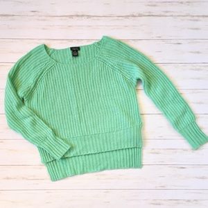 Rue21 XS Neon Mint High Low Sweater